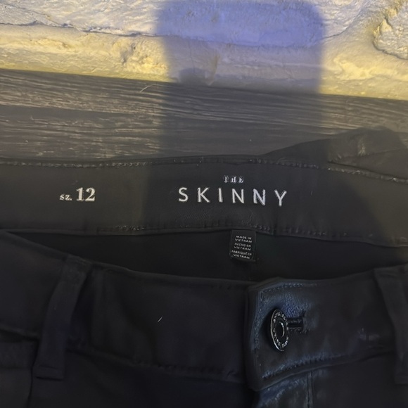 WHBM coated black pants - Picture 4 of 6